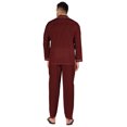 thumbnail image 4 of Inkmeso Pyjama en Coton pour Homme, Tenue de Nuit Unie, Ensemble de Détente Haut et Bas, 4 of 7