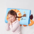 thumbnail image 4 of Yhmxh Pillow Covers Throw Pillow Covers Pillow Protector Summer Breathable Children's Ice Silk Cool Pillow Kindergarten Nap Neck Protection Pillow Summer Student Pillow Student Pillows, 4 of 4