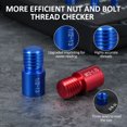 thumbnail image 4 of Thread Checker,Male/female 14 And Bolt Checker And Identifier Suitable Checker And Bolt And 12 Bolt 14 Inch 26pcs Male/female Identifier Box Checker Or 26pcs Identifier Or 14, 4 of 7