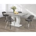 thumbnail image 1 of 5-Piece Pub Set, White/Grey, 1 of 2