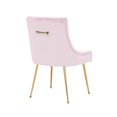thumbnail image 3 of Plata Décor Import Inc Dining Velvet Chair Heye II Chair Pink, 3 of 4