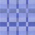 thumbnail image 1 of Ahgly Company Tapis d'Intérieur Lavable en Machine Carré Transitionnel Bleu Ciel, 5 Pieds Carré, 1 of 7