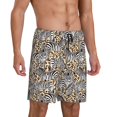 thumbnail image 2 of Lsque ZEBRE Shorts de Pyjama pour Hommes, Short de Pyjama, Coton Ultra-Doux Tricoté-X-Grand, 2 of 6