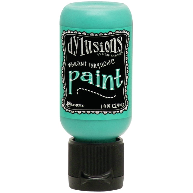 Dylusions Peinture Acrylique 1oz-Turquoise Vibrant
