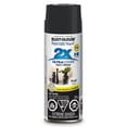thumbnail image 1 of Peinture et apprêt polyvalents Rust-Oleum Painter's Touch 2X pour intérieur/extérieur en noir mat, bombe aérosol de 340g, 1 of 2