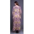 thumbnail image 4 of Bimba Kaftan Floral pour Femmes, Tenue d'Intérieur de Vacances, Robe Maxi, Couvre-Maillot de Plage - 4X-5X, 4 of 5