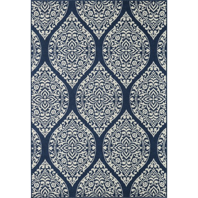 Momeni Rugs, Inc. BAJA0BAJ17NVY5376 Momeni_BAJA COLLECTION_BAJ17_NAVYsize5'3"x7'6"