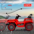 thumbnail image 4 of 12V Ride On Truck Car,Battery PoweRed Electric Vehicle Toy with Parent Remote Control,Spring Suspension,3 Speeds,LED Light,Music & Horn,Electric Cars Gift for Boy Girl,Red, 4 of 5
