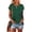 Green, variant on Yanlir Women's Fashion Solid Color Short Sleeve Round Neck Blouse Lightweight Crew Neck T-Shirt, Breathable Work and Vacation Wear, Loose Fit Basic Soft Tee(Black,)