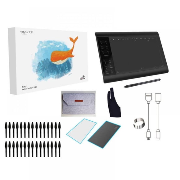 Computer Graphics Tablet Online Teaching Ultrathin Battery-Free Stylus Graphic Drawing Tablet 8192 Level Pressure
