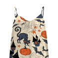 thumbnail image 5 of MesaSe Halloween Combinaisons Imprimées Citrouille Bat pour Femmes Combinaisons Amples avec Poches, 5 of 5