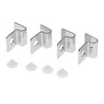 thumbnail image 2 of lionlar Ensemble de 4 Pcs Support Pince Support en Acier Inoxydable pour Réservoir d'Aquarium en Verre - 5 mm, 2 of 9