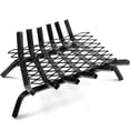 thumbnail image 5 of Zedker Grille de Poêle à Bois - Grille de Foyer en Acier Robuste Maille de Foyer en Acier Résistante à la Chaleur Grilles de Feu Robustes pour Réunions de Famille Liquidation, 5 of 5
