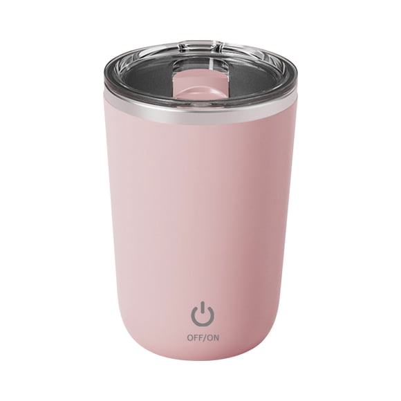 Travel Coffee Mug Travel Mugs Automatic Magnetic Stirring Coffee Cup, Rotating Home Office Travel Stirring Cup, Interesting Stainless Steel Self Stirring Coffee Drum