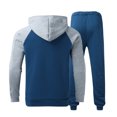 thumbnail image 4 of Yuyuzo Mens Sweatsuits Set 2 Piece Jogging Suits Outfits Long Sleeve Color Block Hoodies Jogger Sweatpants, 4 of 4