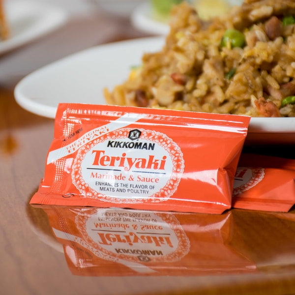 Kikkoman Teriyaki Marinade & Sauce 6 mL Packet - 200/Case