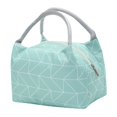 thumbnail image 2 of Fashion Well Design Insulated Lunch Bag Portable Warm Keeping  Lunch Bag For Office Work Reusable Lunch Box, 2 of 3