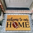 thumbnail image 2 of Front Door Game Welcome Mat Farmhouse Front Door Decorative Baseball Welcome Mat Front Door Absorbent And Wear Baseball Mat 40 X 60 Cm Light Rug Small Rugs for Classroom Ladder Throw Blanket Thick, 2 of 4