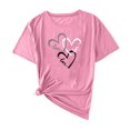 thumbnail image 2 of Babysbule Liquidation de Hauts pour Femmes Mode Femmes T-shirt à Manches Courtes Imprimé Arbre de Noël Hauts Graphiques Fantaisie, 2 of 4