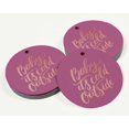 thumbnail image 3 of Inkdotpot Pack Of 50 Real Rose Gold Foil Paper Tags Baby It's Cold Outside Baby Shower Favor Hang Tags, 3 of 6
