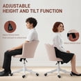 thumbnail image 4 of HOMCOM Office Chair, Swivel Desk Chair with Adjustable Height, Backrest, 4 of 10