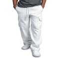 thumbnail image 1 of Men‘s Casual Gym Cargo Combat Straight Loose Jogger Sweat Track Pants, 1 of 4