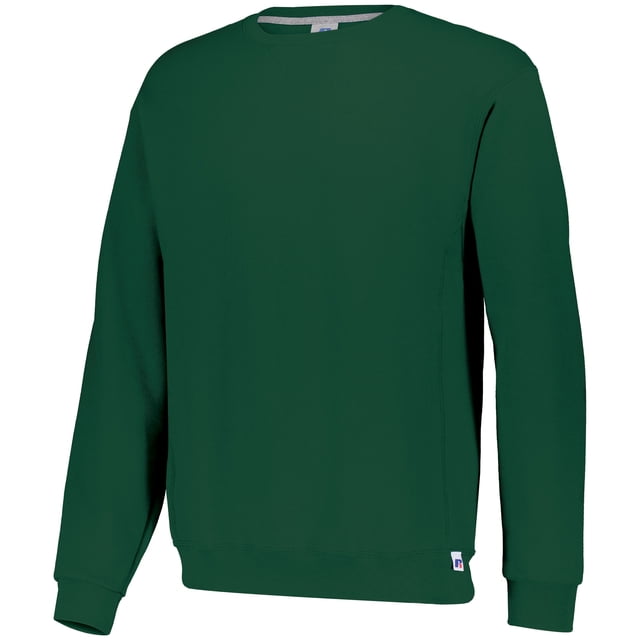 Russell Athletic Dri Power Crewneck Sweatshirt, 3XL, Dark Green
