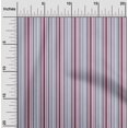 thumbnail image 1 of oneOone Georgette Viscose Fabric Multicolor Stripe Decor Fabric Printed BTY 42 Inch Wide, 1 of 3