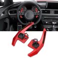 thumbnail image 1 of Steering Wheel Shift Paddle, Extended Paddle Shifter 165mm LED Performance APP 1 Pair  for Vehicle Black,Red, 1 of 7