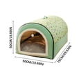 thumbnail image 4 of Dog Bed House Ways To Use Indoor Dog House For Cats And Small Dogs With Mat Removable And Washable Cover House And Non-Slip Bottom, 4 of 4