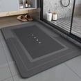 thumbnail image 1 of 50 x 80cm Bathroom Bathtub Rug Mat, Non-Slip Bath Mat Fast Drying, Easy to Clean, Foldable, 1 of 5