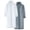 Grey, variant on Sentmoon 2 Pieces Rain Jacket Men with Hood Long Sleeve Raincoat for Men Solid Color Lightweight Waterproof Button Down Ponchos for Hiking ,Camping, Travel Free Size