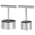 thumbnail image 1 of 2 Pcs Extracteurs de Poires en Acier Inoxydable Outils Portables pour Creuser les Fruits Fournitures pour la Maison, 1 of 9