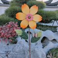 thumbnail image 2 of Outdoor Garden Courtyard Iron Art Sunflower Rotary Windmill, 2 of 11