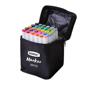 30 Colors Alcohol Markers Set Double Tipped Colored Pens Fine Point Art Markers Packed in
