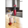 thumbnail image 4 of KitchenAid 2-Speed Corded Hand Blender, Empire Red with Blending Jar and Lid, KHB1231ER, 4 of 7