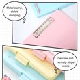 thumbnail image 3 of pitrice Storage Bag Writing Clipboard Paper Organizer Simple Style Exquisite Long-lasting Student Accessories Practical Yellow, 3 of 9