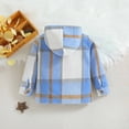 thumbnail image 4 of EQWLJWE Enfants Petits Garçons Veste en Flanelle à Manches Longues Boutonnée Chemise en Flanelle à Carreaux Rouges Chemise en Flanelle à Carreaux Fille Garçon Tout-Petit Garçon Tenues d'Automne Chemise en Flanelle pour Tout-Petit Veste 3-7 Ans, 4 of 9