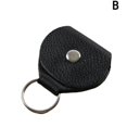 thumbnail image 1 of Leather Keychain Guitar Pick Holder Plectrum Bag CaseUS2024 G1Y0, 1 of 9