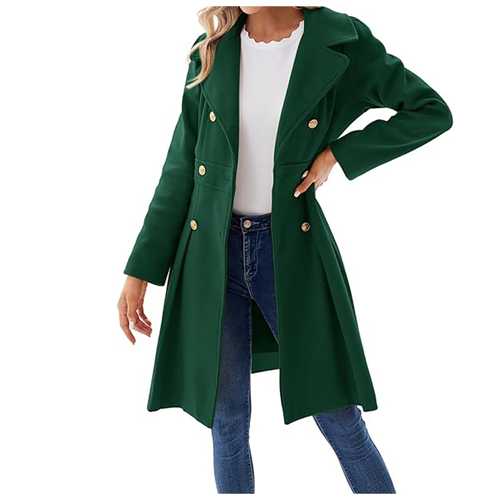 Wyzesi Winter Trench Coat Women Water Proof Women's Fall Or Winter