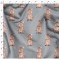thumbnail image 4 of Soimoi Grey polyester Crepe Fabric Pig Animal Fabric Prints By Yard 42 Inch Wide, 4 of 5