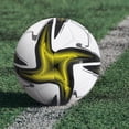 thumbnail image 4 of Becaristey Machine Stitched Size 5 Soccer Ball For Professional Training Machine Stitched green, 4 of 6