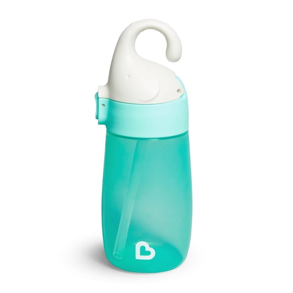 Flip N Lock™ Elephant Straw Cup, 12 Ounces, Mint