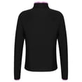 thumbnail image 2 of Doomiva Kids Girls Figure Skating Rhinestones Jackets Athletic Jacket Sweatshirts Ice Skating Gym Training Tops Pink 16, 2 of 5