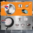 thumbnail image 3 of AMZCHEF Portable Induction Cooktop with 4 Preset Menus, 20 Temperature & Power Settings,1800W Countertop Burner, Safety Functions,4H Timer, Electric, 3 of 8