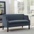 thumbnail image 2 of Home Fare Tight Back Velvet Loveseat in Charcoal Gray, 2 of 2