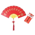 thumbnail image 2 of GUOOL Chinese New Year Red Envelopes Fan Shaped Red Envelope for Festival Birthday 10 Slots, 2 of 9