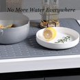 thumbnail image 3 of DAMAIE 2pcs Silicone Dish Drying Mat Mat Heat & Resistant Mat Easy Clean Dishwasher Safe Eco-Friendly, 3 of 4