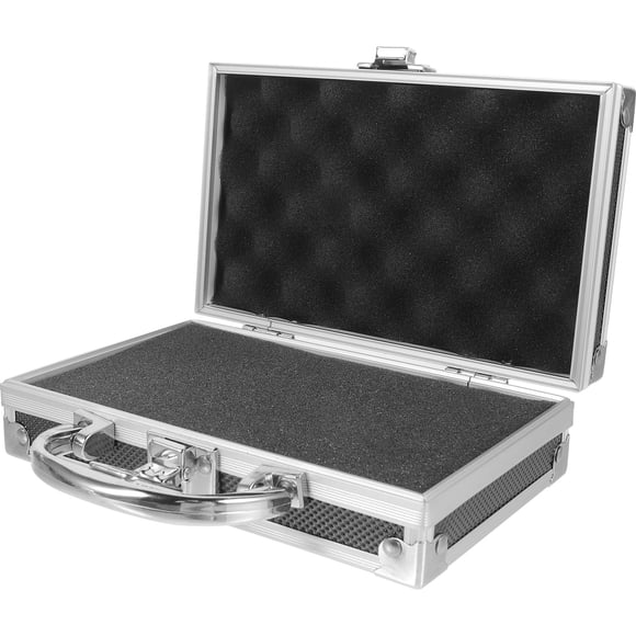 SHISUYAN Metal Medicine Safe Case Aluminum Alloy Thicken Briefcase With Foam Lockable Storage Box With Handle