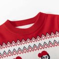 thumbnail image 4 of Chandails de Noël Garçons Filles Chandail à Manches Longues en Tricot Col Rond Chandail pour Enfants Chandail de Noël Laid Hauts 3-8 Ans (4 Ans, Rouge 04), 4 of 6